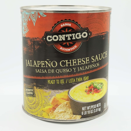 Afp Contigo Jalapeno Cheese Sauce EQ No 10 Can, PK6 34524